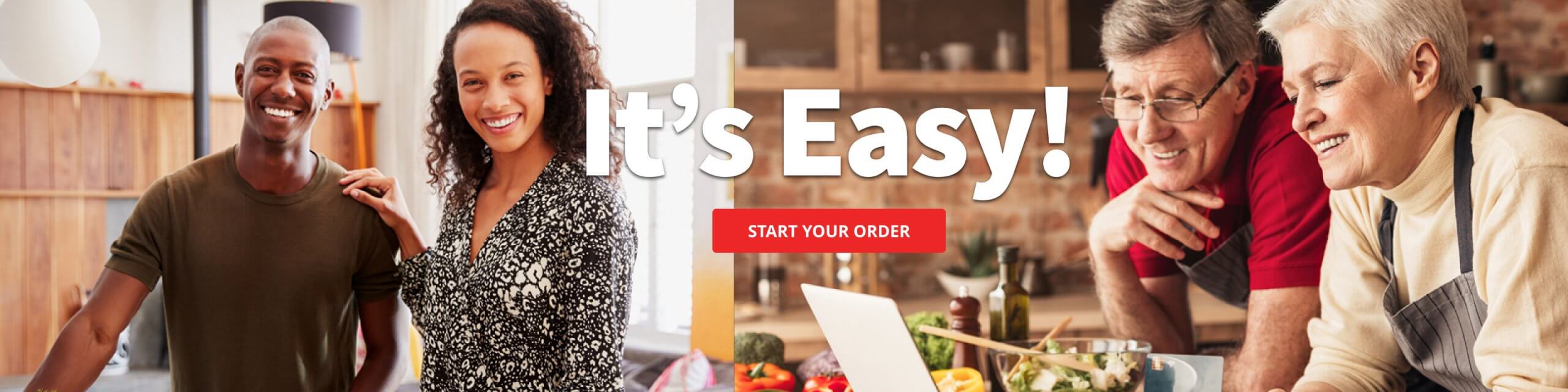 Slider Image for Starting your online order - It's Easy!